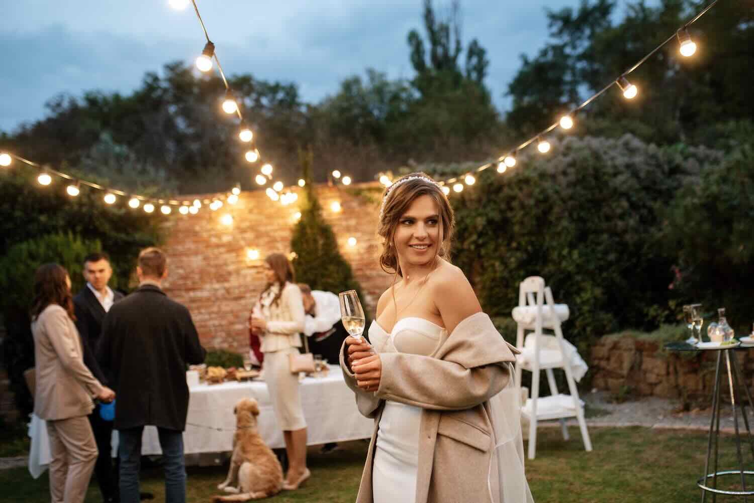 photo de mariage en automne