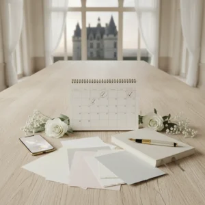 Guide et checklist mariage mois par mois | Chateau de Theon - checklist mariage mois par mois