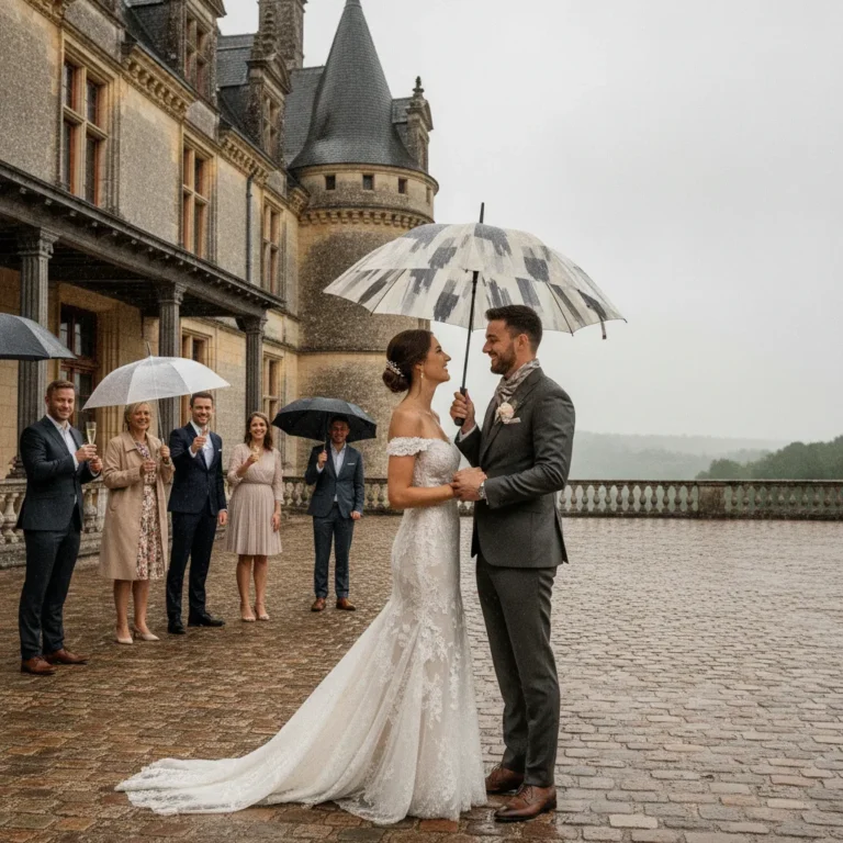 Plan B Mariage Pluie | Un Jour Parfait – Chateau de Theon - plan b mariage pluie