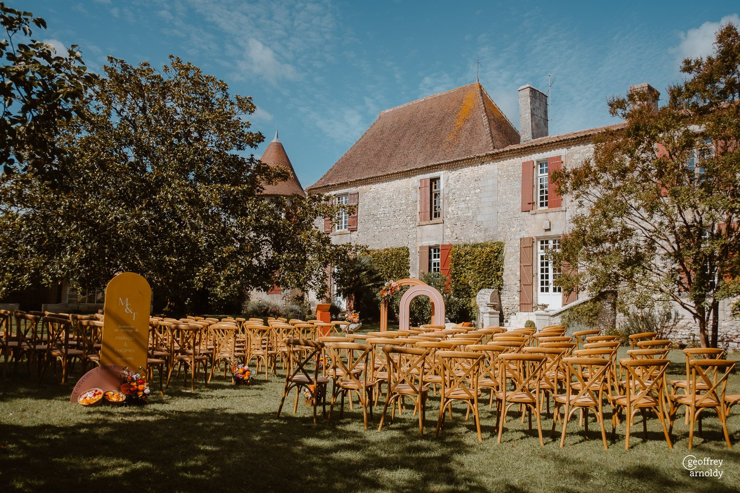 cérémonie laïque dans un château en Charente Maritime