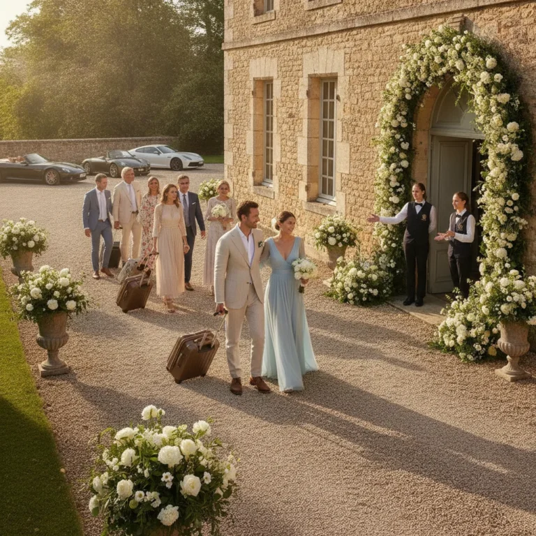 Accueil invités mariage la checklist du jour J 2026 accueil invites mariage Château de Théon Château de Théon Accueil invités mariage – la checklist du jour J 2026 - accueil invites mariage